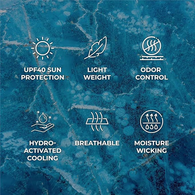 SHAKEitCOOL Original Cooling Towel – Be Cool in Style - Heat Relief, Soft, Lightweight, Sun Protection, Easy Clean - Perfect for Biking, Running, Yoga, Gym, Gardening - Green Scale