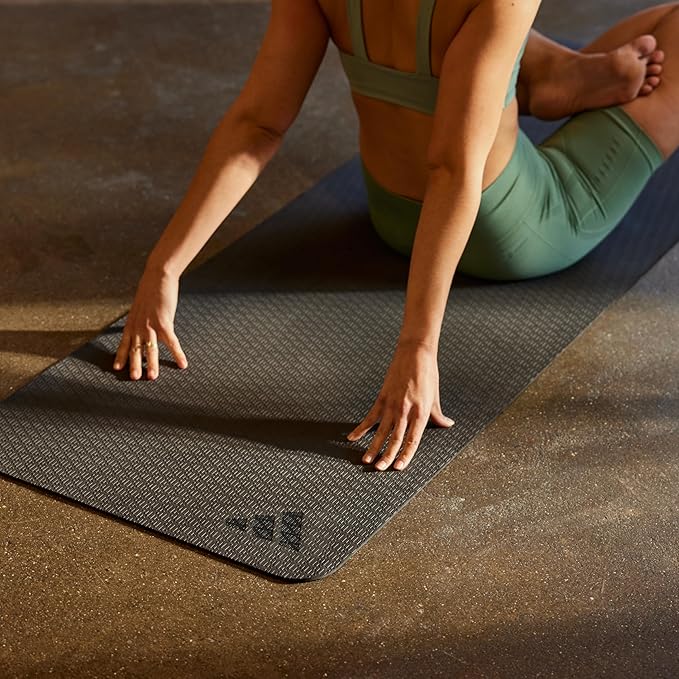 adidas Yoga Mat - Eco Friendly - Non Slip, Durable Textured Surface