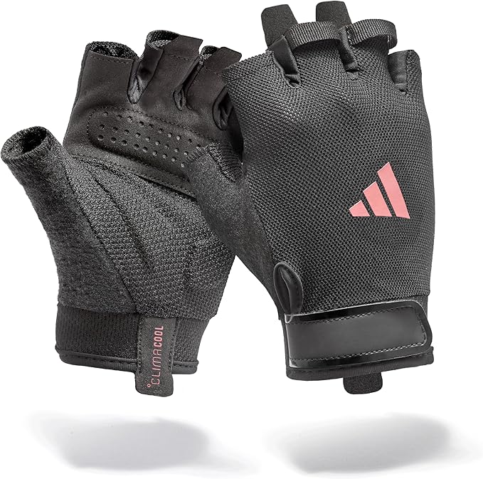 adidas Essential Training Gloves - Pink Mesh