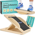 Slant Boards for Exercise – Slant Board with 6 Incline Angles – Transforms Into a Balance Board – Premium Calf Stretcher and Wobble Board for Effective Calf Stretching and Squats
