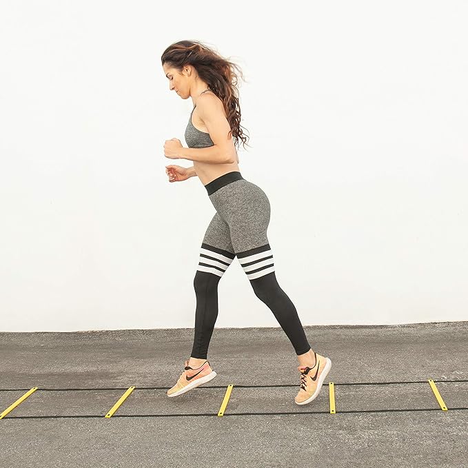ProsourceFit Speed Agility Ladder 8, 12 and 20 Rung for Speed Training and Sports Agility Workouts with Free Carrying Bag