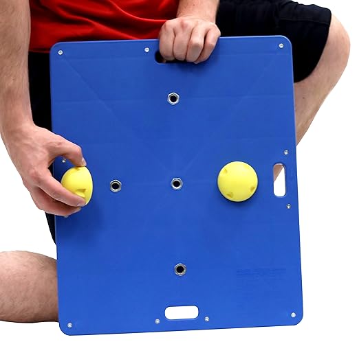 CanDo Balance Board 15x18 Inch, 1 Inch Height, Yellow