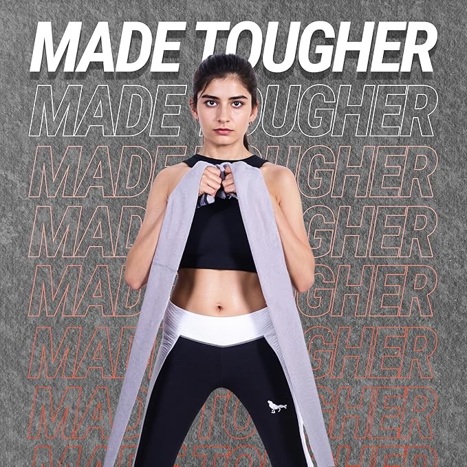 76 Inches Long Heavy Fabric Resistance Bands for Women and Men - Non-Slip, Durable Exercise Bands for Stretching, Yoga, Home Fitness