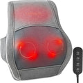 Brelley Shiatsu Neck and Back Massager with Heat, Deep Tissue Kneading Massage Pillow, Electric Massagers with Bi-Directional Rotating Head for Neck, Back, Shoulders, and Legs