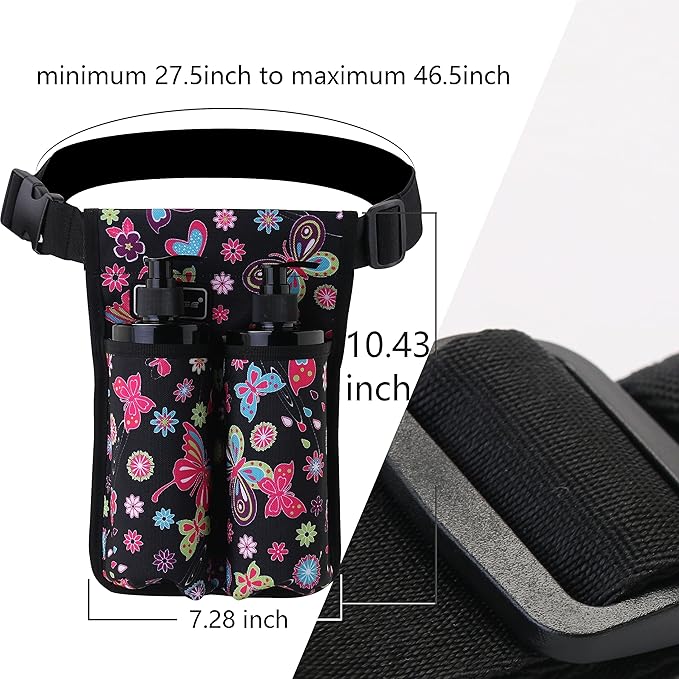 Tuhaoge Massage Bottle Bag Massage Oil Holster Lotion Holster Massage Therapist Massage Oil Holster Massage Lotion (TH2kd- BHuDieHua)