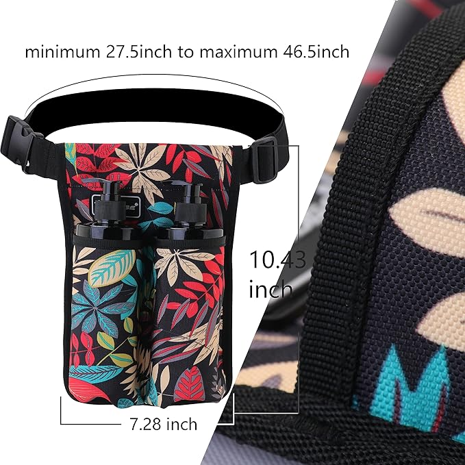 Tuhaoge Massage Bottle Bag Massage Oil Holster Lotion Holster Massage Therapist Massage Oil Holster Massage Lotion (TH2kd- DaShuYe)
