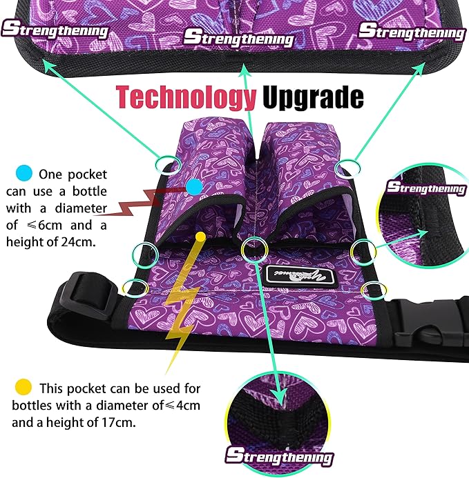 Massage Bottle Bag Massage Oil Bag Massage Therapist Holster Massage Lotion Holster Massage Oil Holster (2kd-ZiXin