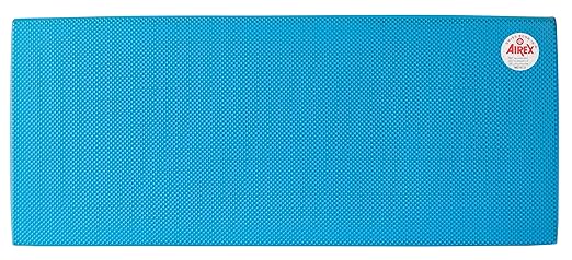Airex Balance Pad Foam Board Stability Cushion Exercise Trainer for Balance, Stretching, Physical Therapy, Mobility, Rehabilitation and Core Strength Training 16 x 40 x 2.5, Blue