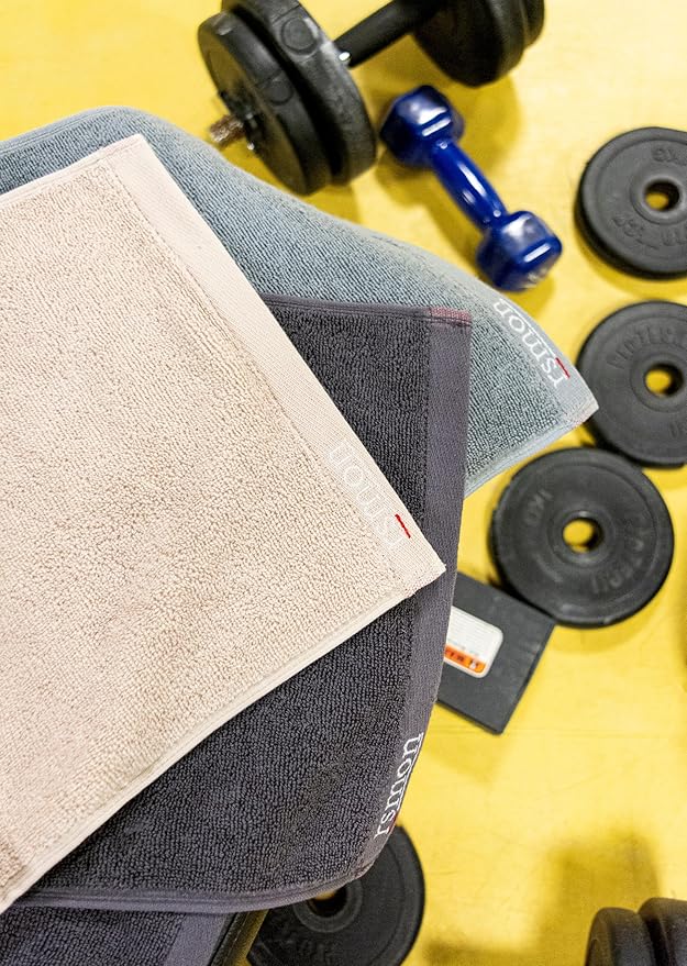 Cotton Gym Towels 35"x12",(Pack of 3) Gym, Training, Fitness, Running Towel Cotton Towel
