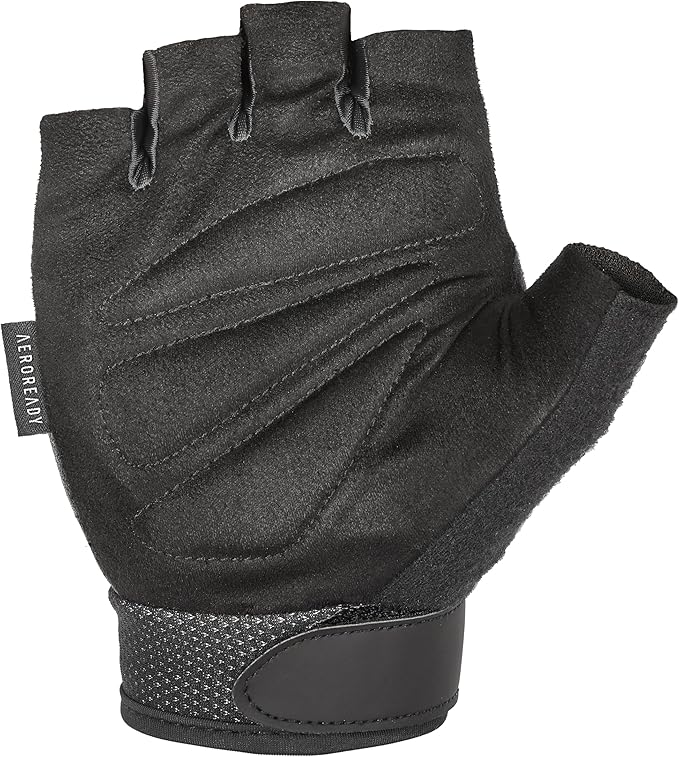 adidas Essential Training & Weightlifting Gloves, Fingerless Workout Gloves