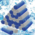 30Pack Cooling Towels for Neck and Face (40"x12"), Ice Microfiber Cooling Towels Bulk for Workout Chill Sweat Towels Cooling Neck Wraps for Gym Yoga Golf Running Sport