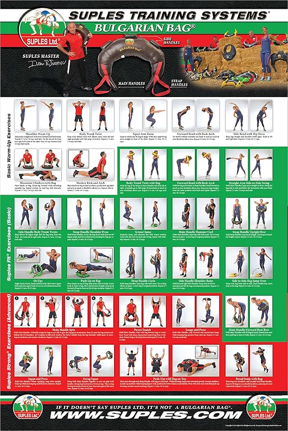Bulgarian Bag Suples Pink (Small, 17 lbs) The Original! Free Instructional Workout DVD Included! (Fitness, Crossfit, Wrestling, Judo, Grappling, Functional Training, MMA, Sandbag)