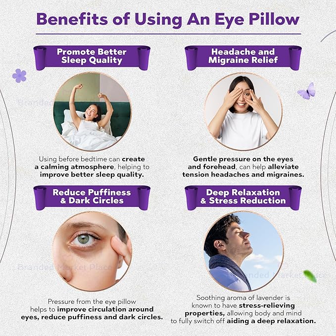 The Asli Co. [7 Packs] 2 in 1 Hot & Cool Therapy Handmade Eye Pillow (Ocean Teal) Filled with 100% Natural Organic Flax Seeds & Lavender - Soothing and Calming Scent for Relaxation & Deep Sleep